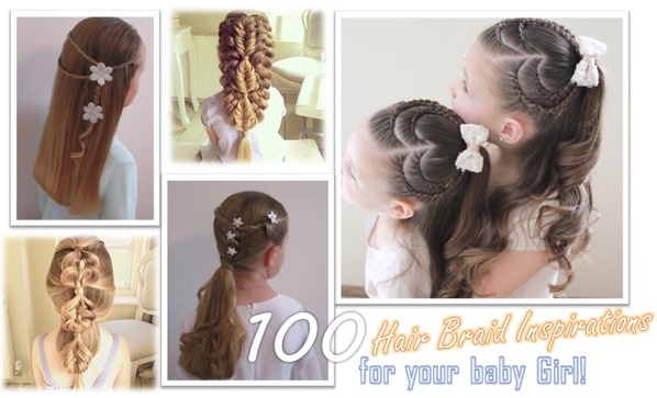 100 ไอเดียผมเปียสำหรับเด็ก สวยน่ารักไม่ซ้ำใคร 100  Hair Braid Inspirations for your baby girl