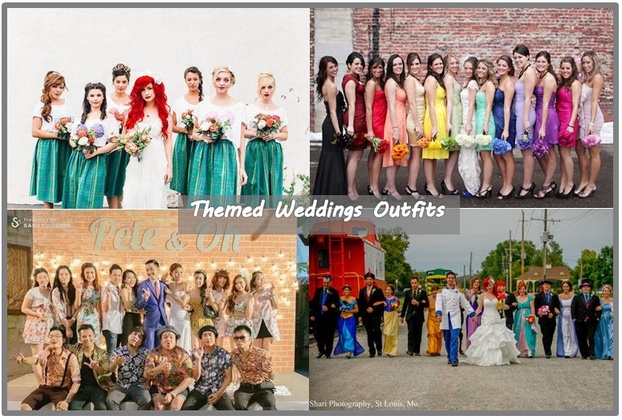 ธีมงานแต่งงานที่ไม่เหมือนใคร สวยเก๋แบบไม่ธรรมดา Themed Weddings Outfits 